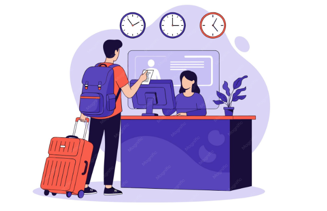 Hotel front desk and booking management software